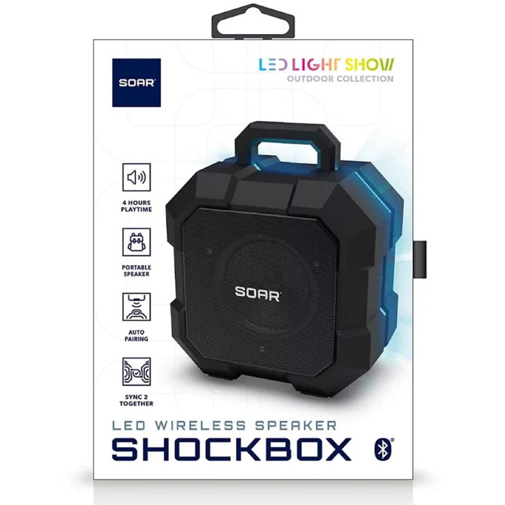 SOAR Shockbox LED Bluetooth Wireless Speaker
